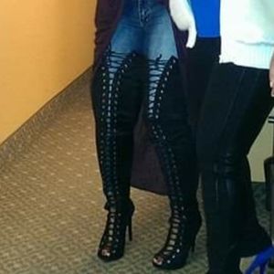 Thigh high boots